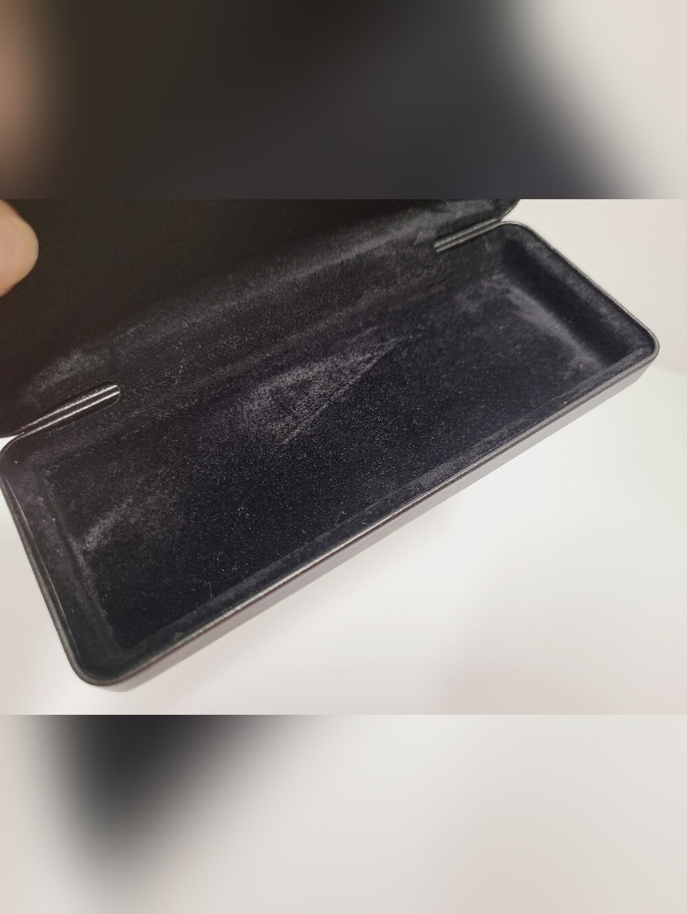 Bobbi Brown Black Eyeglass Sunglass Felt Lined Rectangular Hard Case - Picture 7 of 10